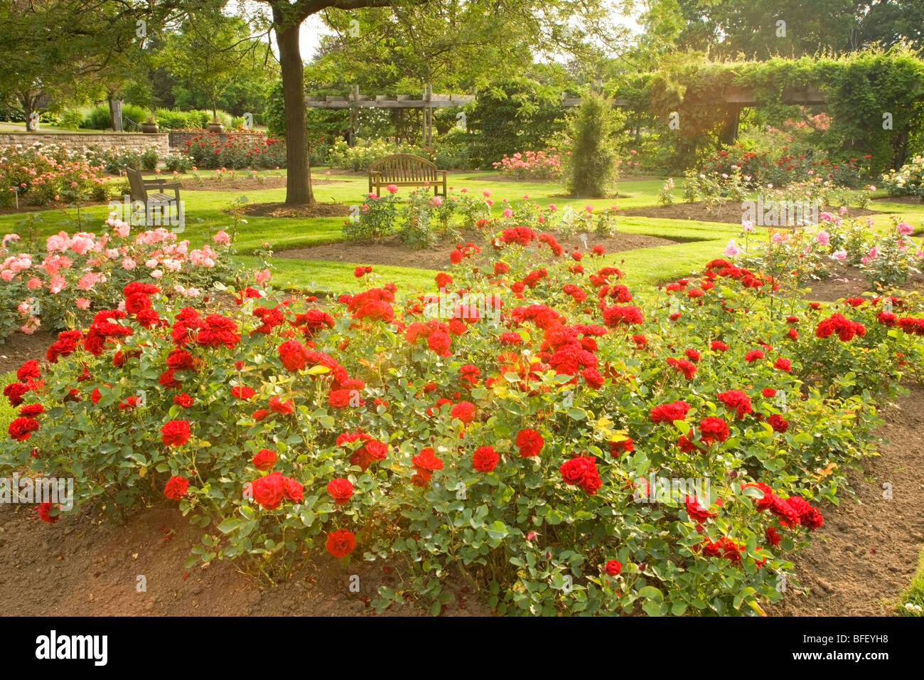 Royal Botanic Gardens, Hamilton, Ontario, Canada, sur le jardin, Banque D'Images