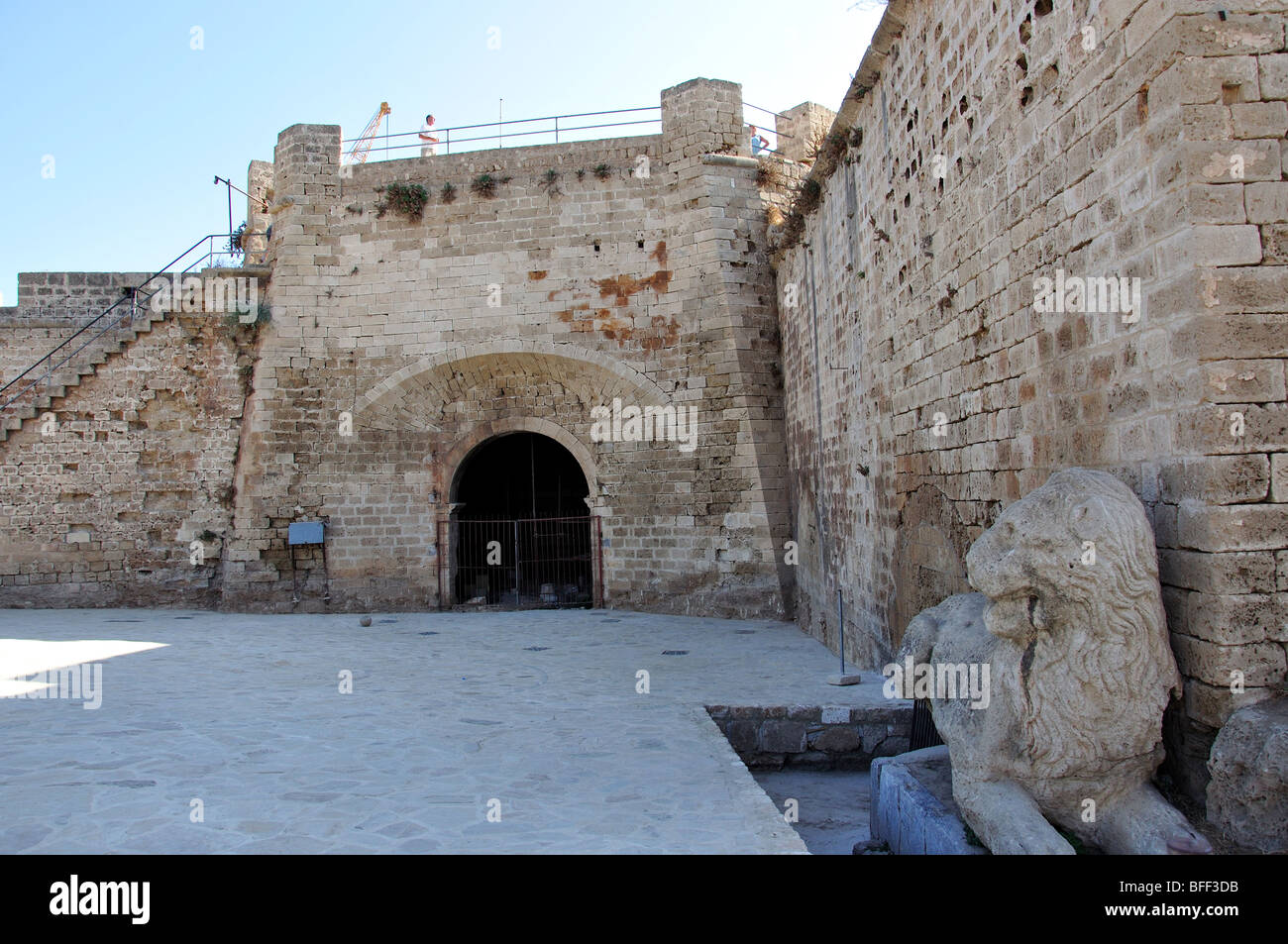 La tour d'Othello, Famagusta, District de Famagouste, Chypre du Nord Banque D'Images