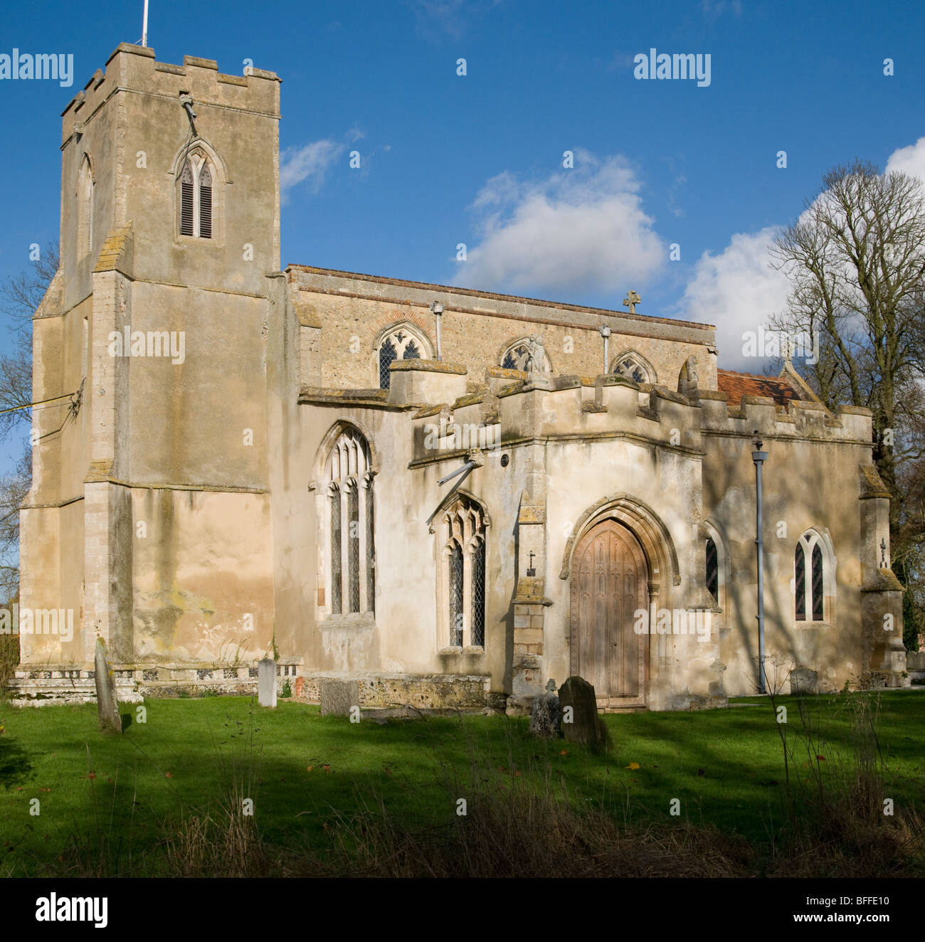 Dans l'église All Saints Chelsworth, Suffolk, Angleterre Banque D'Images