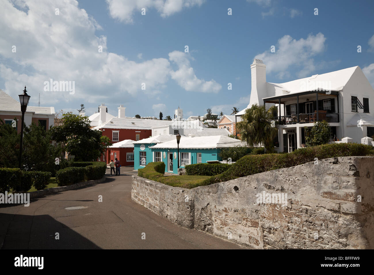 Ville de St George, Bermudes Banque D'Images