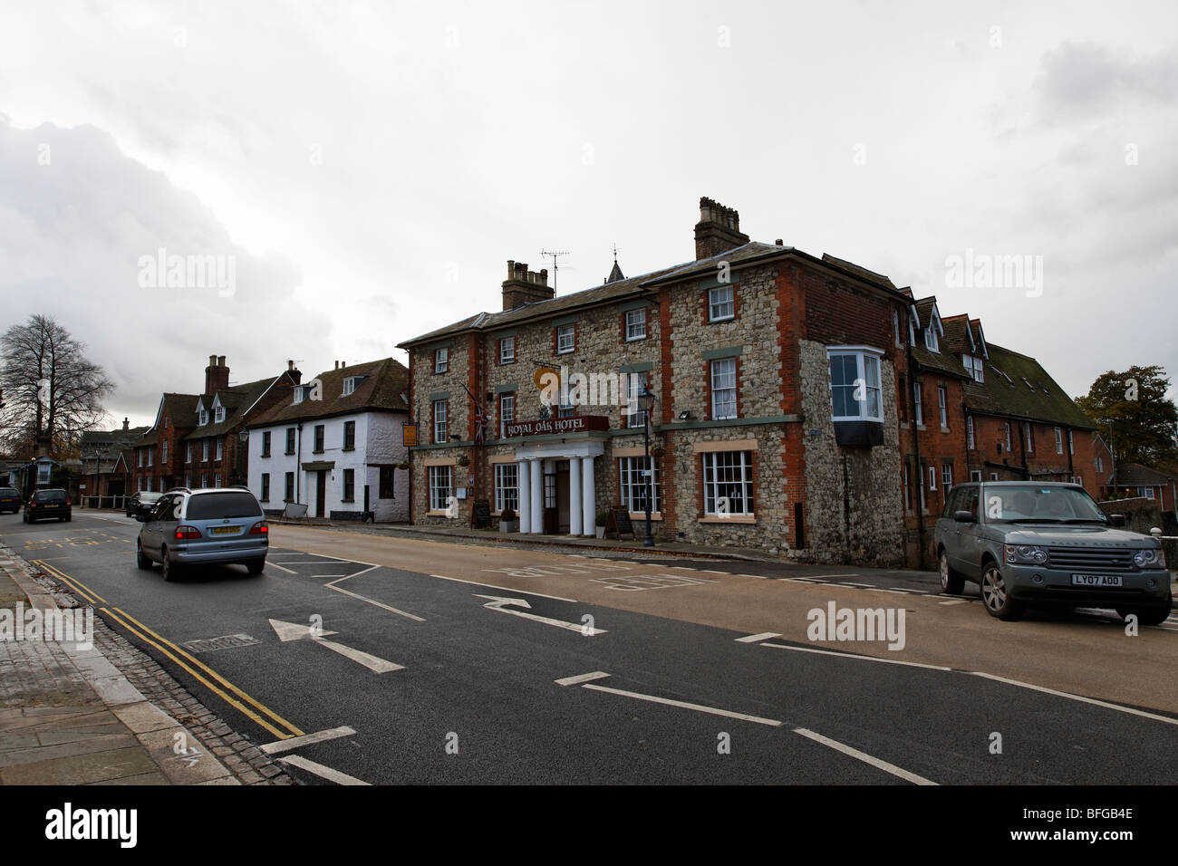 L'architecture à Sevenoaks High Street. Banque D'Images