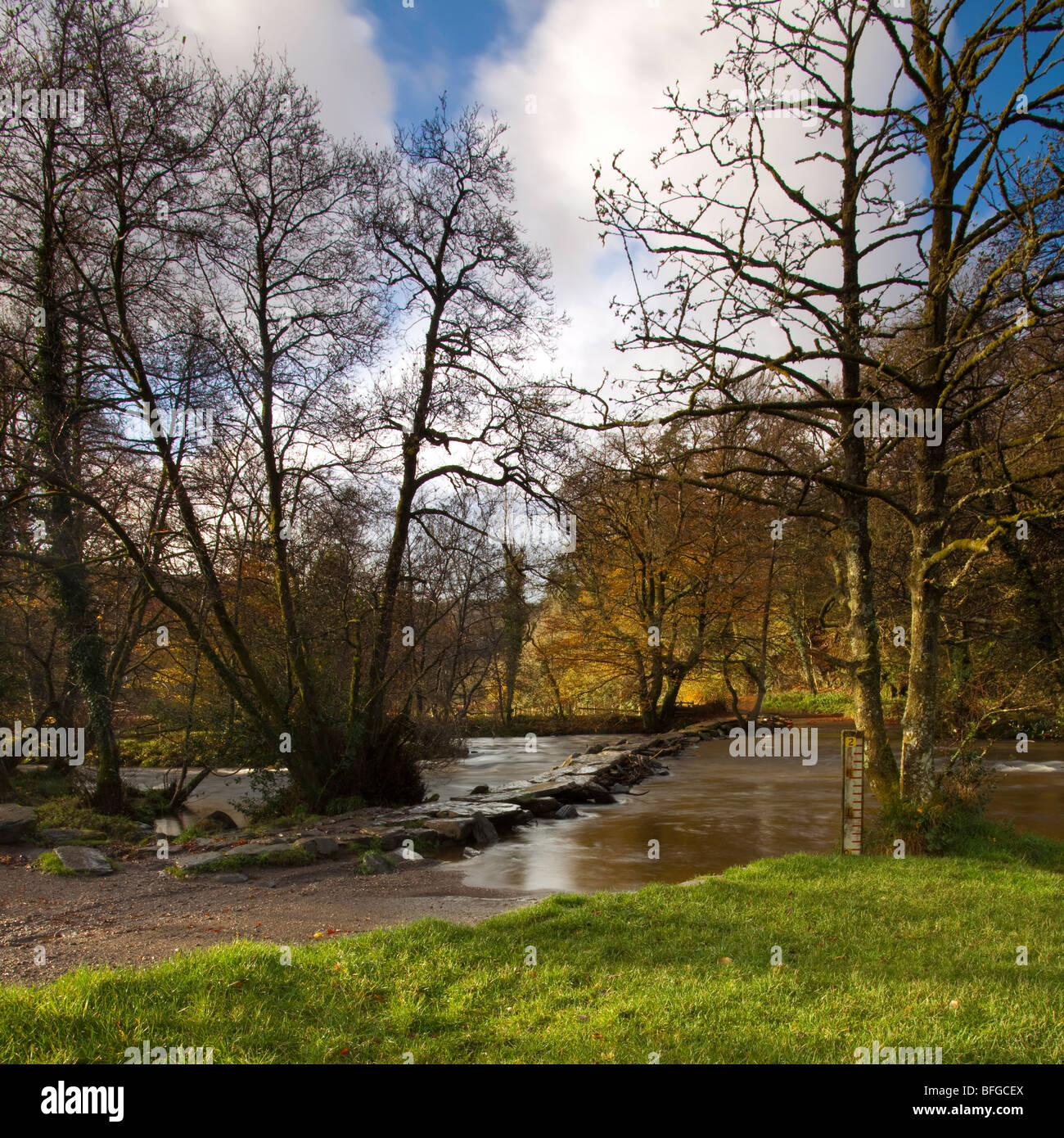 Tarr & River Barle Banque D'Images