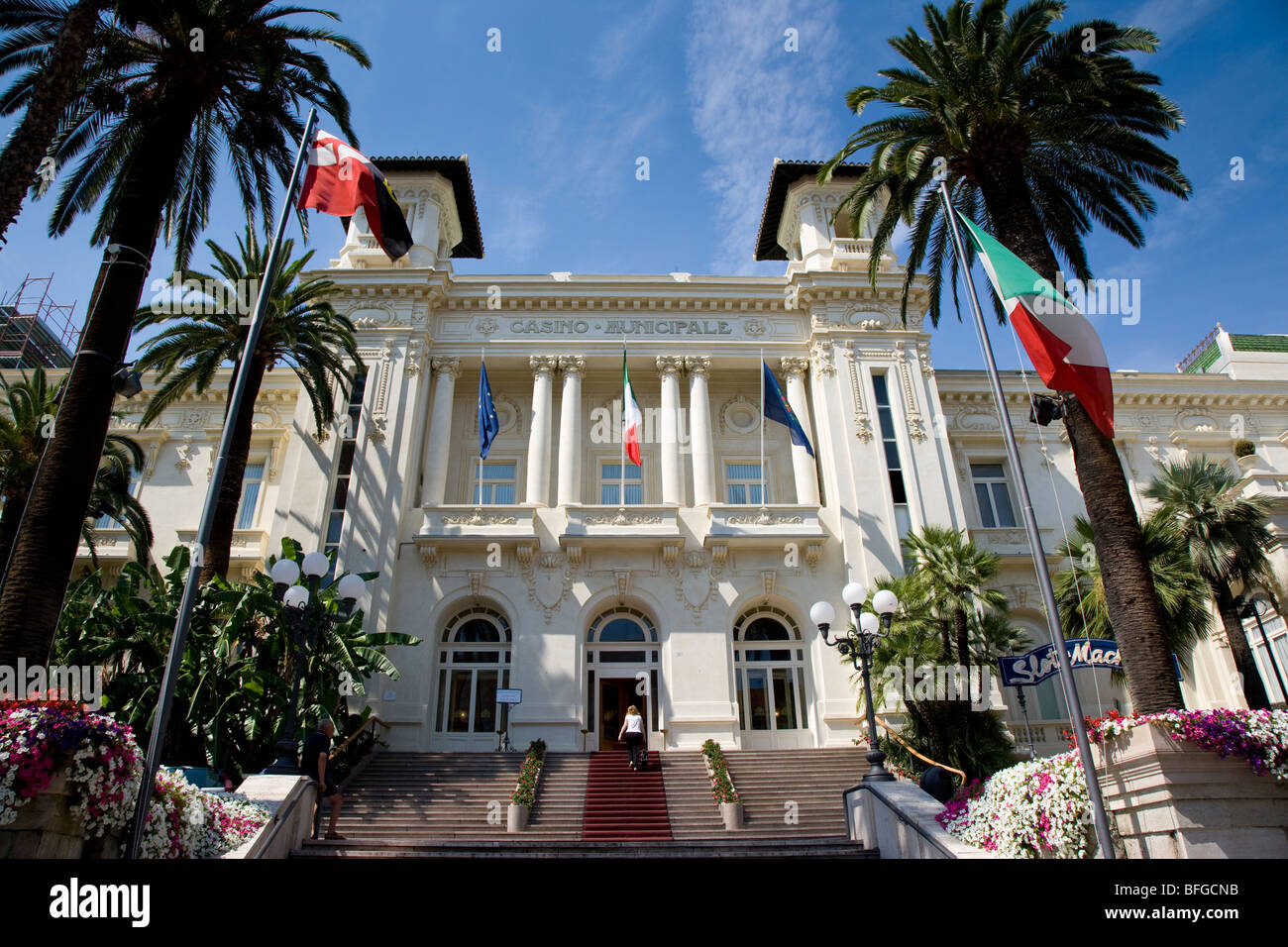 Casino Municipal, San Remo, ligurie, italie Banque D'Images