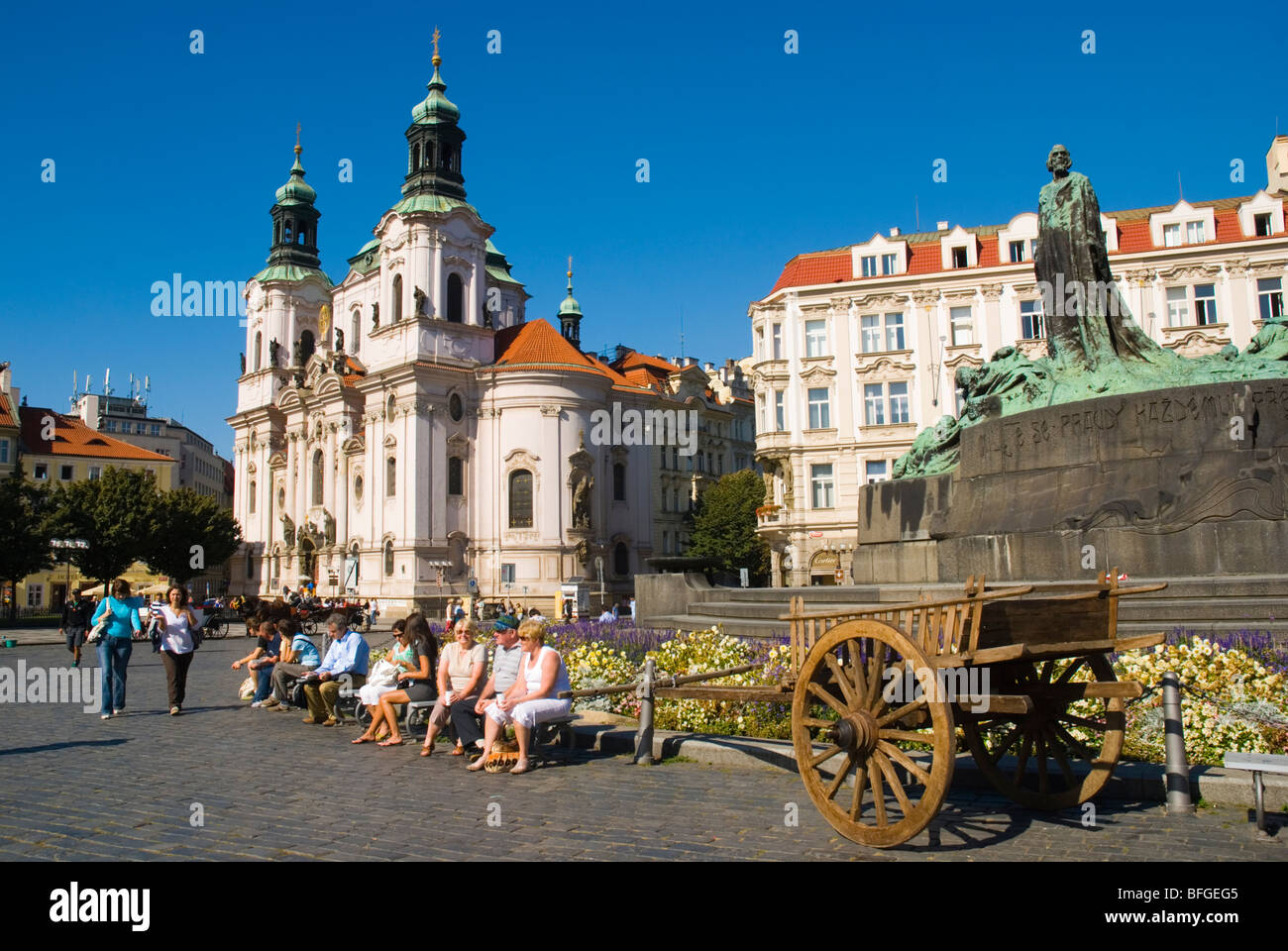 Festival du vin Vinobrani Staromestske namesti, à la place de la vieille ville de Prague République Tchèque Europe Banque D'Images