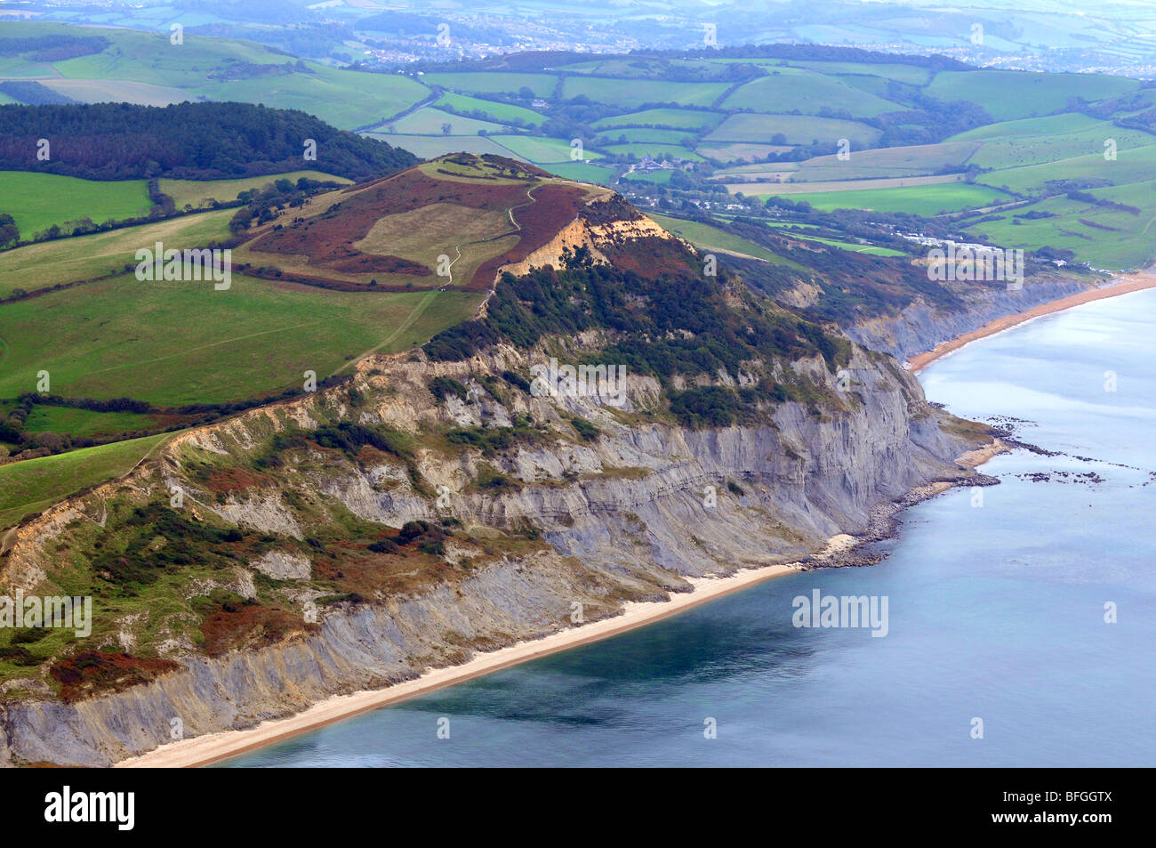 Golden Cap, Dorset, Angleterre, Royaume-Uni Banque D'Images