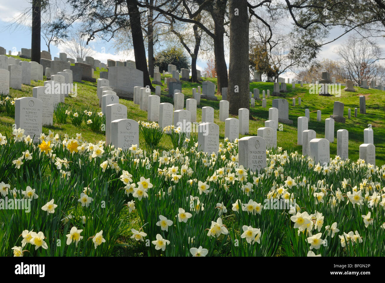 Le cimetière d'Arlington, Virginie, Alrington Banque D'Images