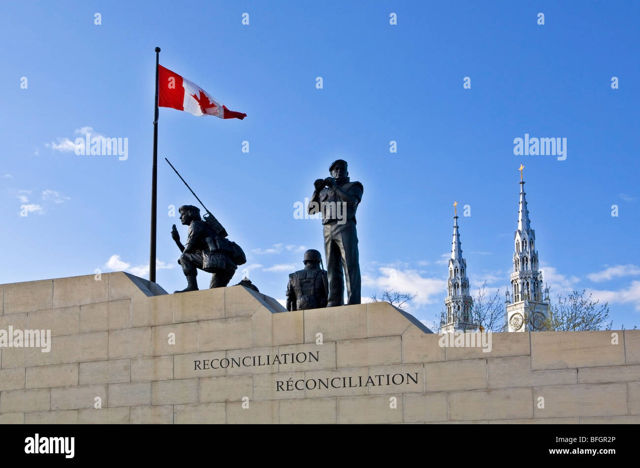Monument de la réconciliation, Ottawa, Ontario, Canada Banque D'Images