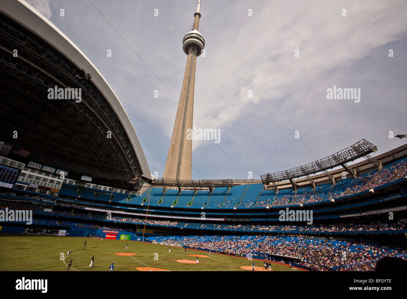 Le Centre Rogers, le baseball des Blue Jays de Toronto, Ontario, Canada Banque D'Images