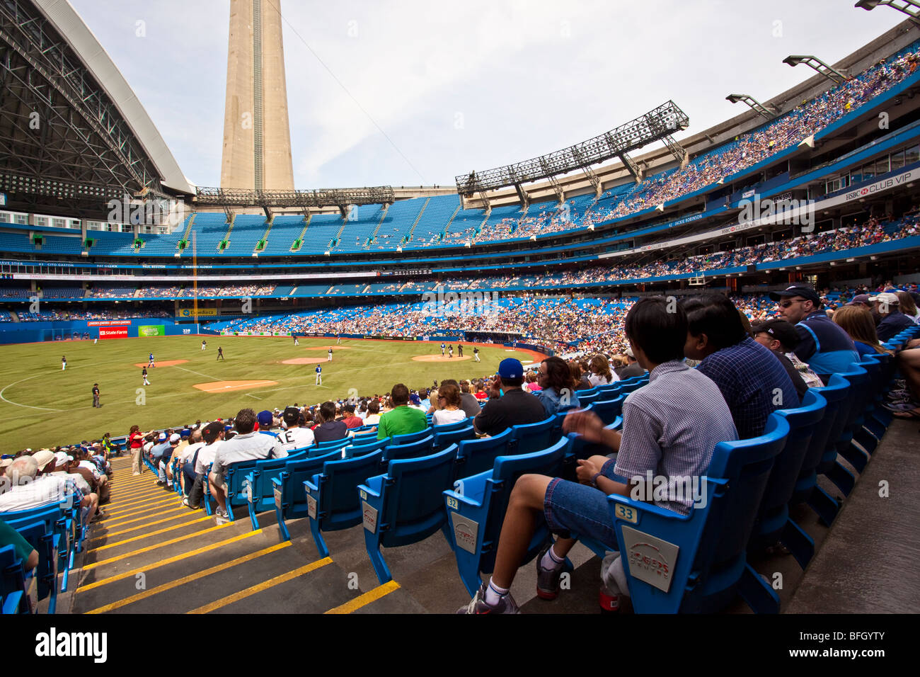 Le Centre Rogers, le baseball des Blue Jays de Toronto, Ontario, Canada Banque D'Images