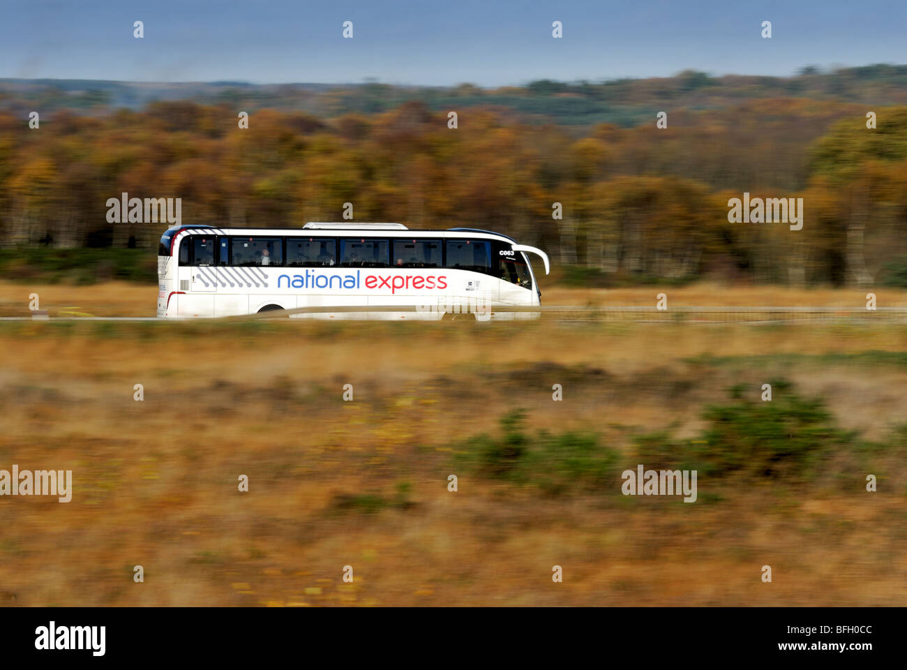 National Express Coach Banque D'Images