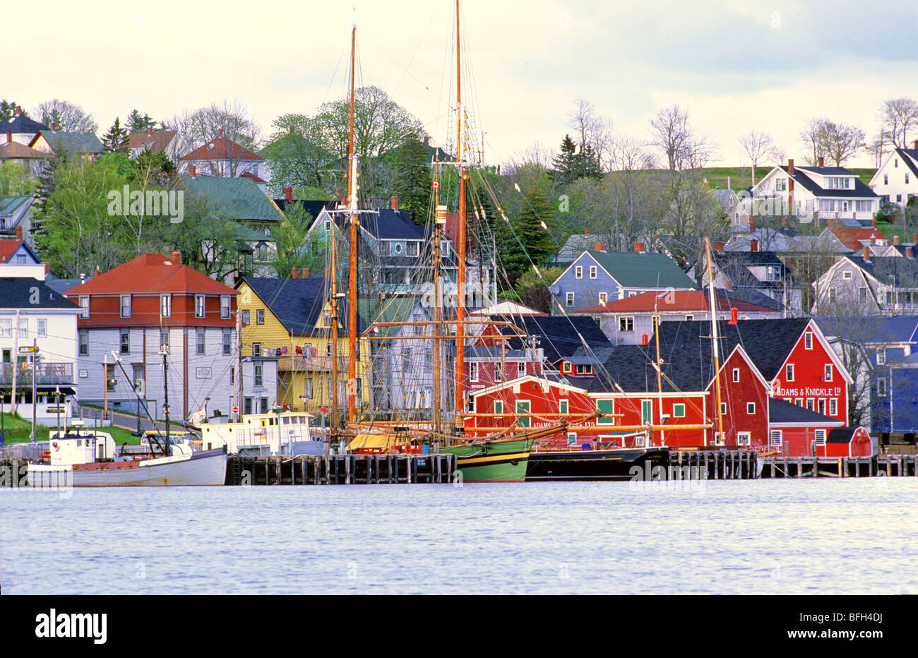 Front de Lunenbourg, Nova Scotia, Canada Banque D'Images