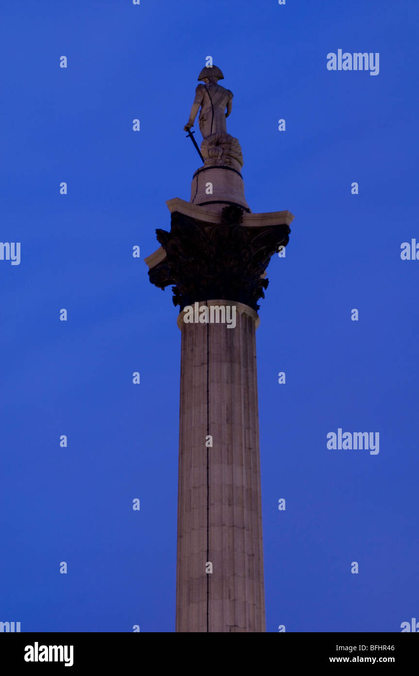 L'Europe, Royaume-Uni, Angleterre, Londres, Nelsons column de Trafalgar Square Banque D'Images