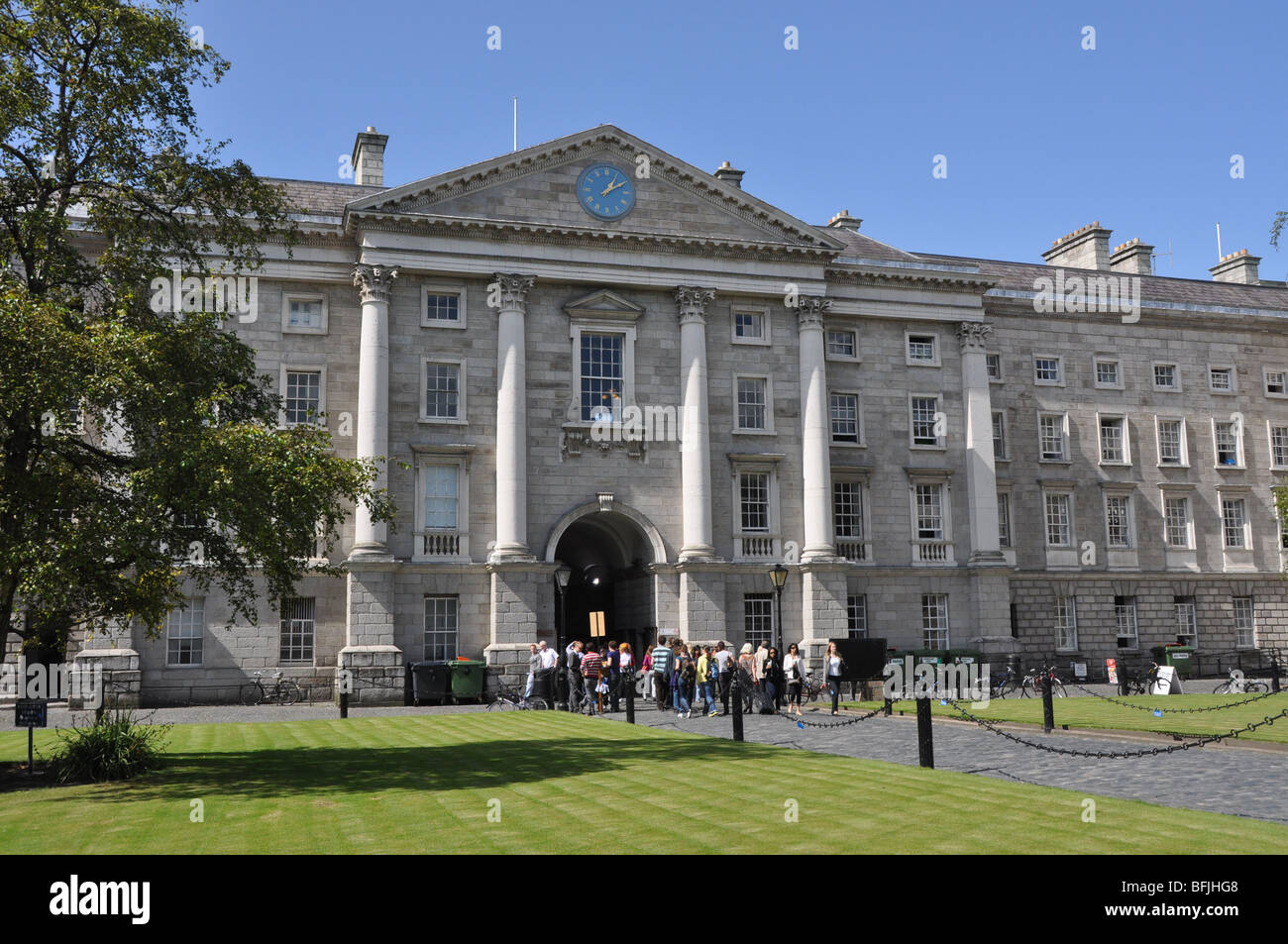 Trinity College Dublin Ireal Banque D'Images
