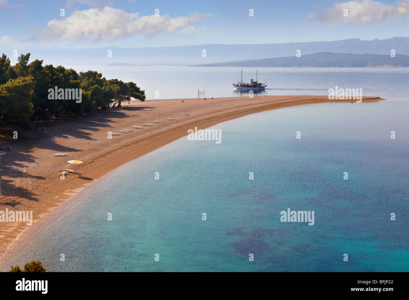 Zlati Rat ( Golden Cape beach ) Venise, Italie Banque D'Images Zlati Rat ( Golden Cape beach ) Venise, Italie Banque D'Images