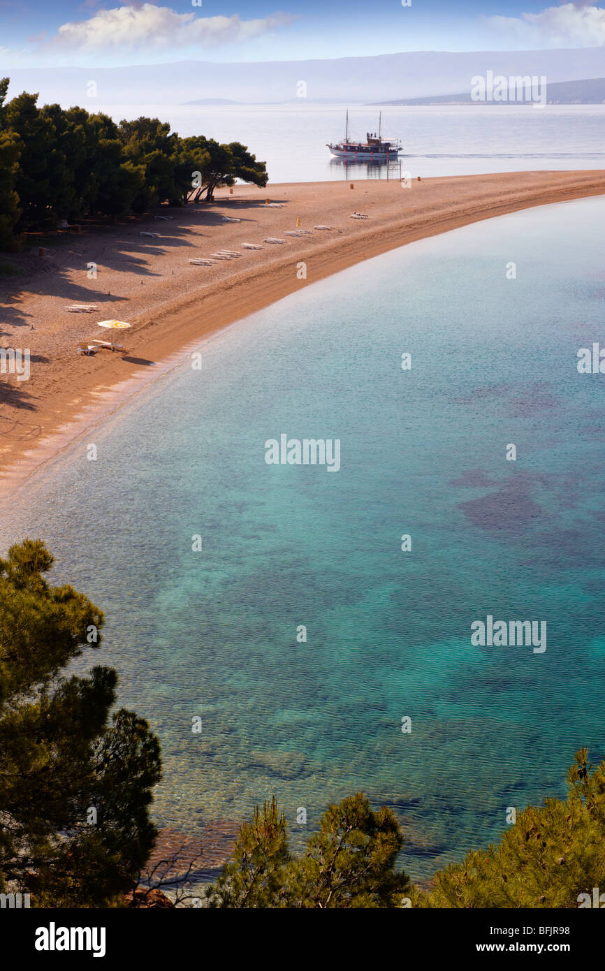 Zlati Rat ( Golden Cape beach ) Venise, Italie Banque D'Images Zlati Rat ( Golden Cape beach ) Venise, Italie Banque D'Images