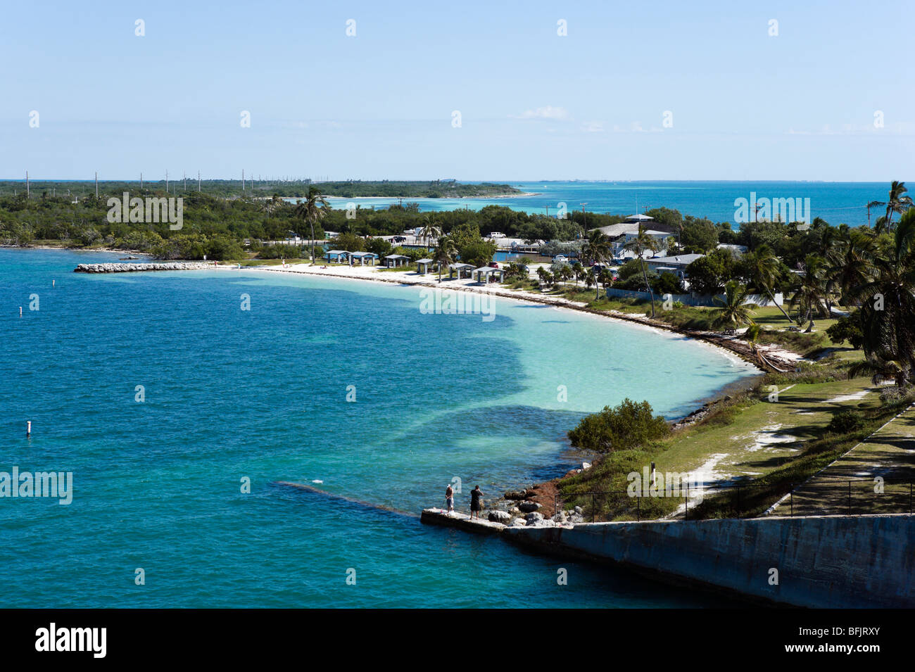 Plage des Calusa, l'une des plages de Bahia Honda State Park, Big Pine Key, Florida Keys, USA Banque D'Images Plage des Calusa, l'une des plages de Bahia Honda State Park, Big Pine Key, Florida Keys, USA Banque D'Images