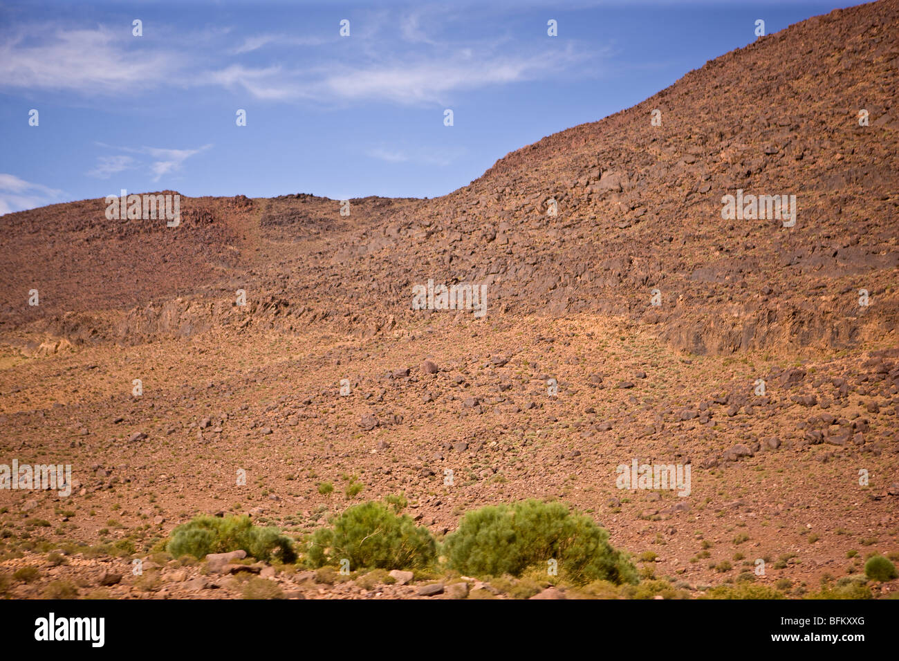 Aci SAOEN, MAROC - Atlas montagne paysage près de Aci Saoen. Banque D'Images