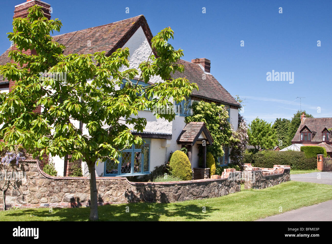French country cottage, England UK Banque D'Images