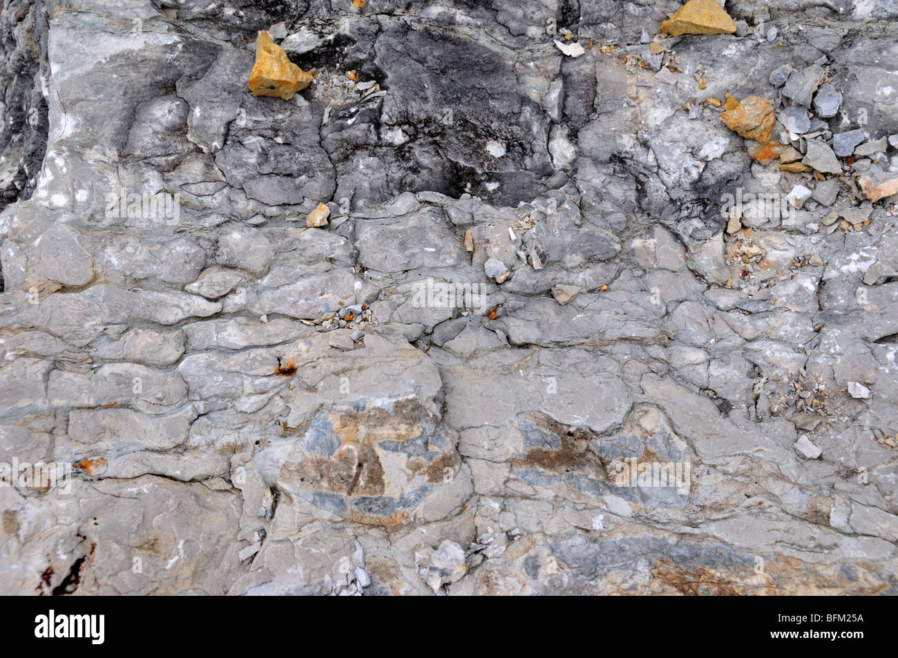 Piton calcaire, Oklahoma, USA. Banque D'Images