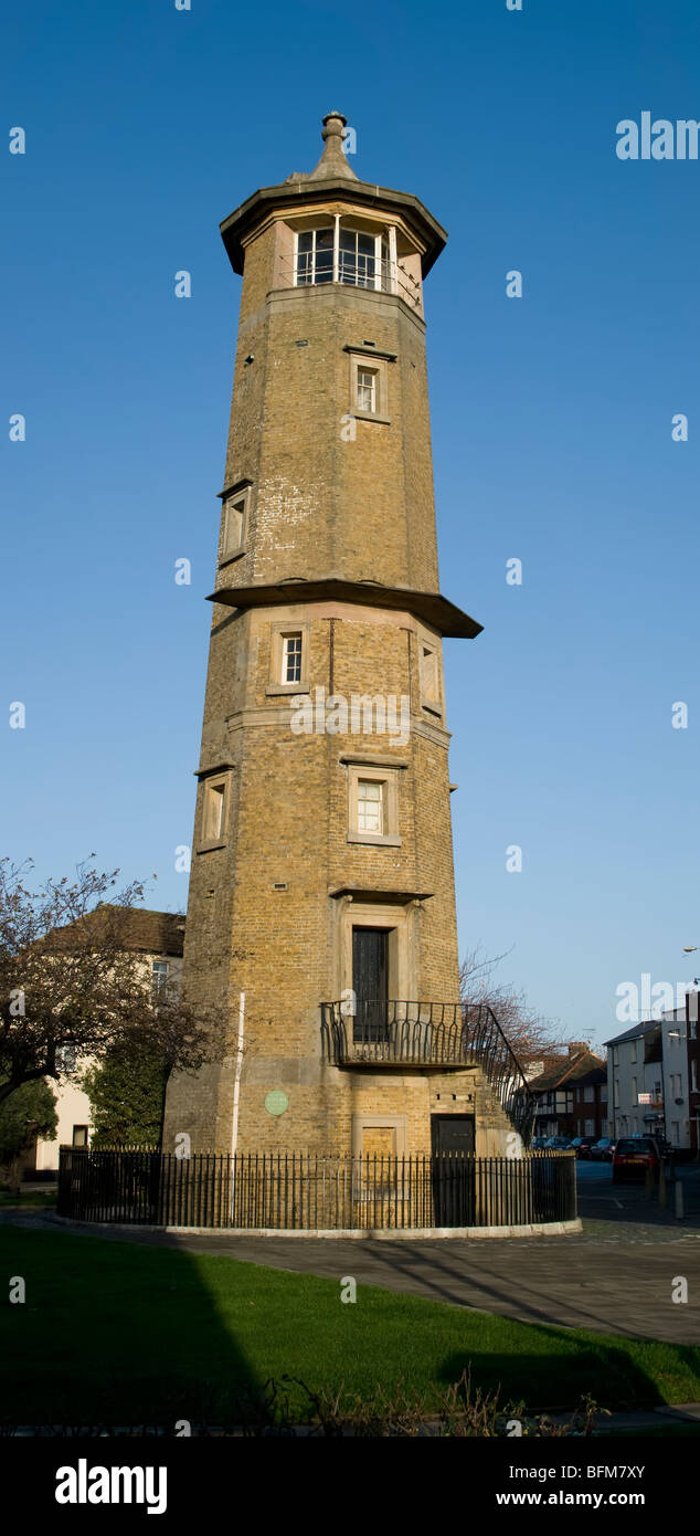 Le phare (Haute) désaffectée de Harwich, Essex, Angleterre. Banque D'Images