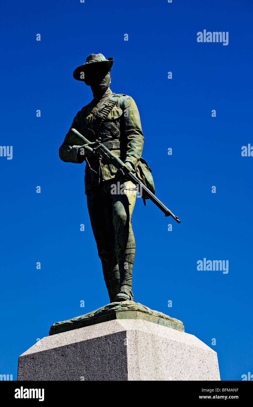 Bendigo Australie / Australian soldier 'guerre des Boers' memorial monument.Bendigo Australie Victoria. Banque D'Images
