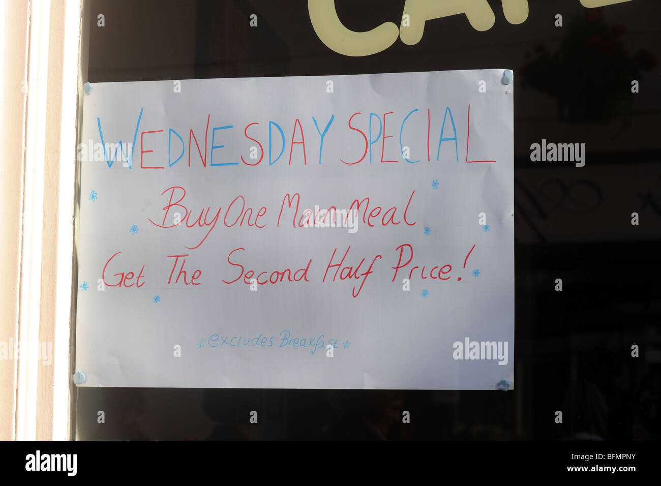 La crise du crédit offrent l'achat un obtiennent un gratuitement Banque D'Images