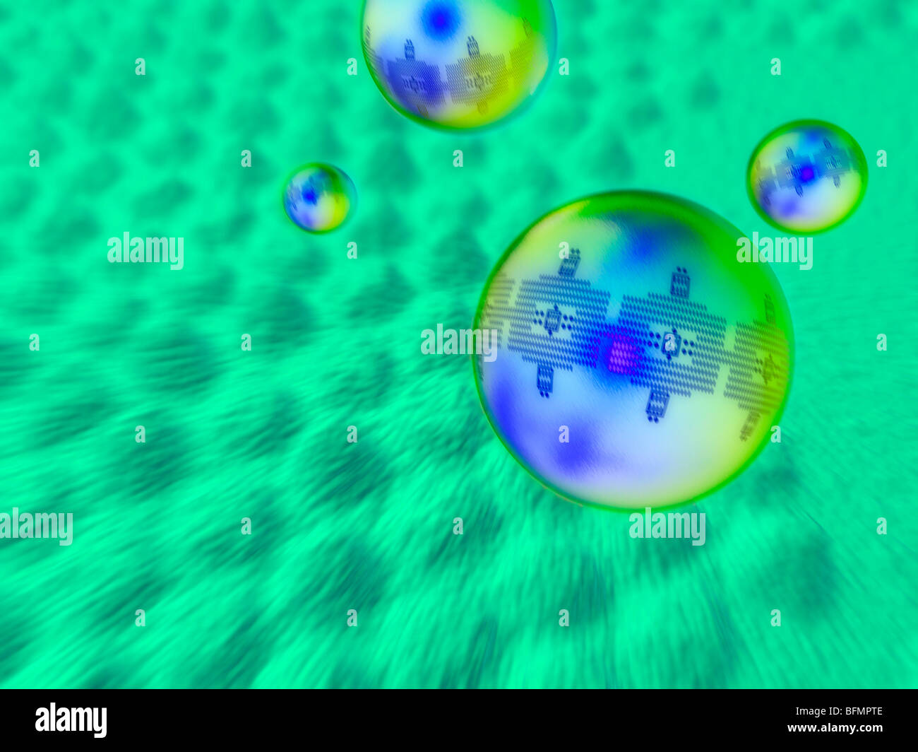 Point Quantique Quantum dots spheres Banque de photographies et d’images à haute ...