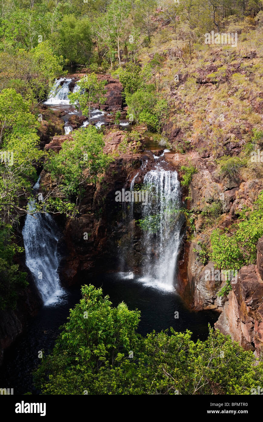 L'Australie, Territoire du Nord, parc national de Litchfield. Florence Falls dans la région de Litchfield National Park. (PR) Banque D'Images