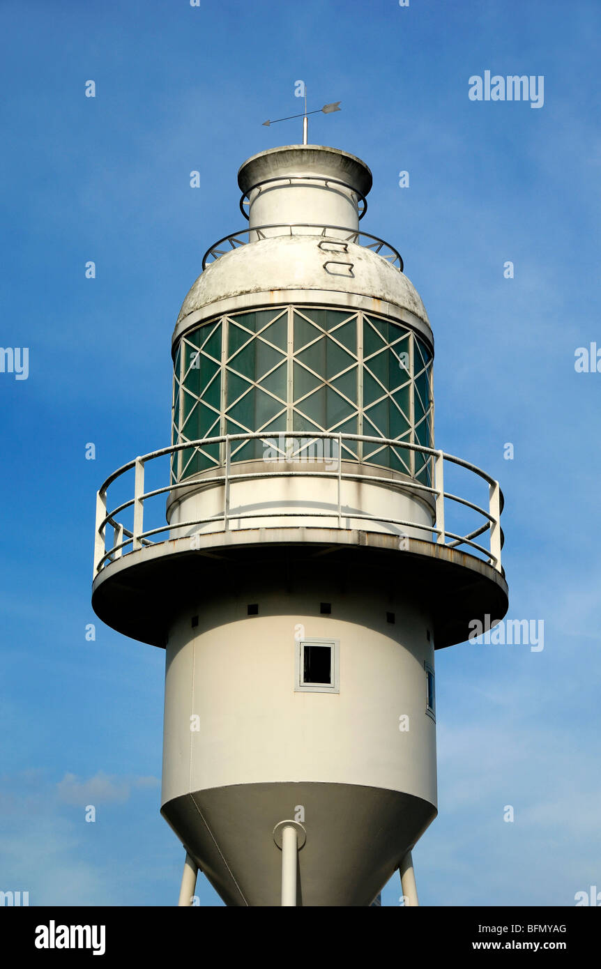 Phare historique (1902) Fort Canning Park (Bukit Larangan ou Forbidden Hill), Singapour Banque D'Images