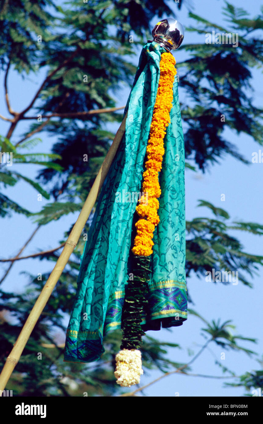 Gudi Padva RMM 60805 festival : symbole de l'Inde hindoue nouveau ; Banque D'Images