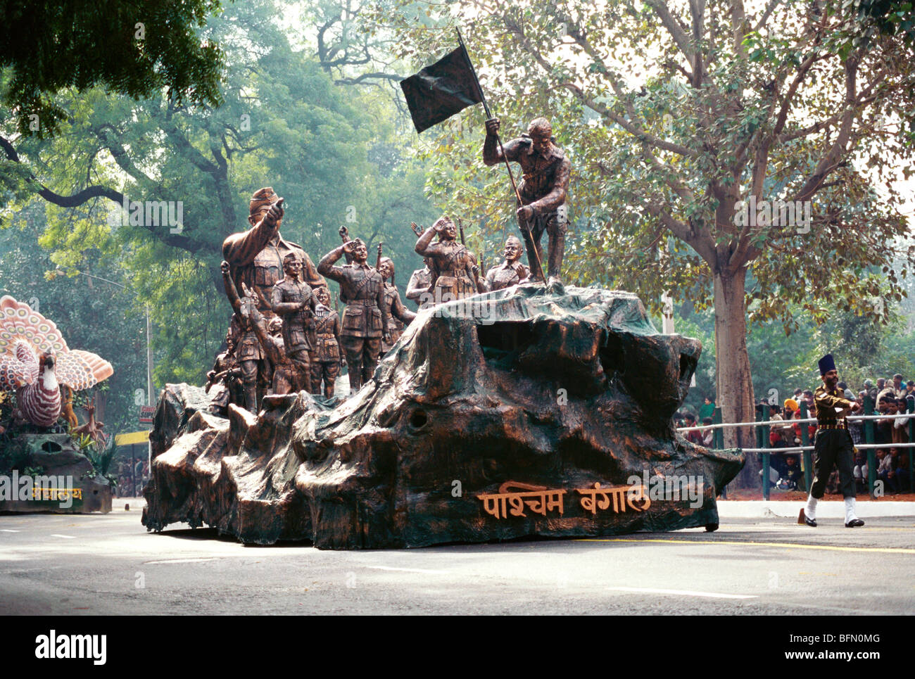 61051 JSS : Journée de la République ; float festival Bengale-occidental ; Delhi Inde Banque D'Images