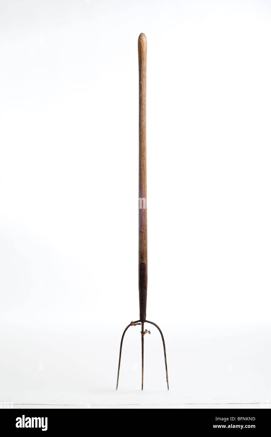 Fourchette à foin en bois Banque de photographies et d’images à haute ...