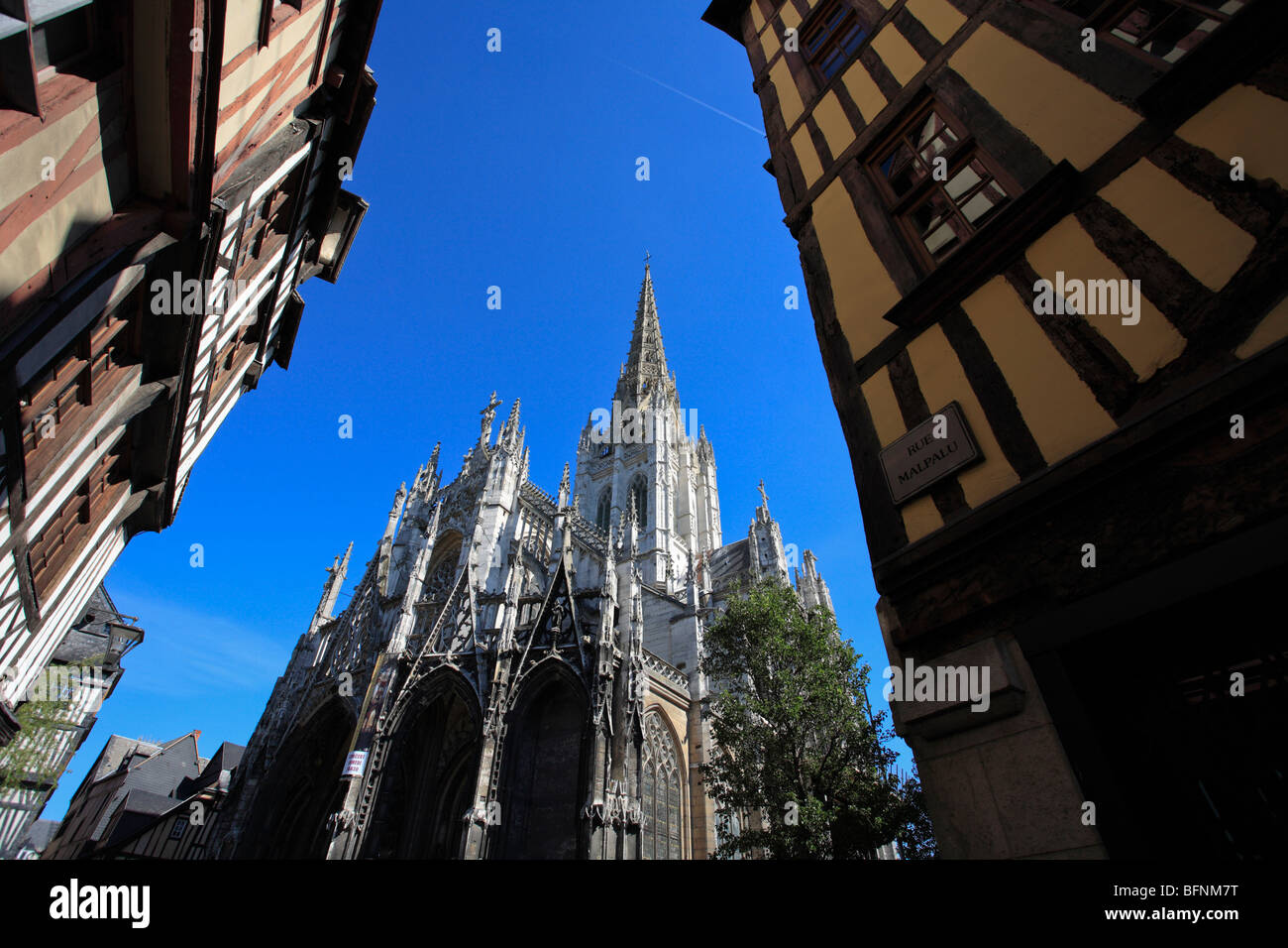 La Cathédrale de Rouen Normandie France Banque D'Images