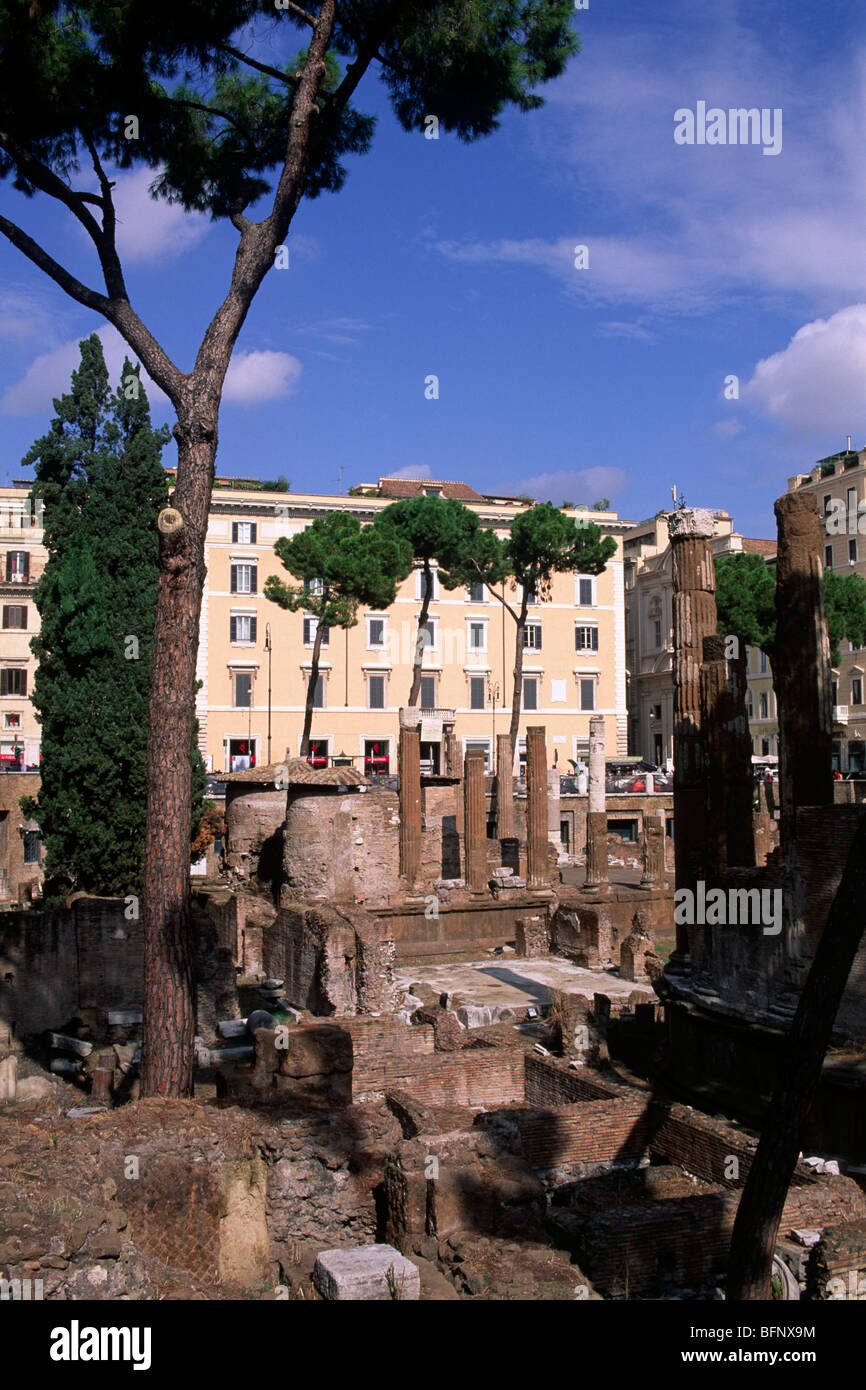 Italie, Rome, zone archéologique de Largo di Torre Argentina Banque D'Images