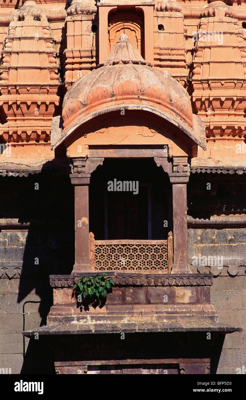 Mahaleshwar Jyotirlinga Hindou Shiva temple balcon ; Ujjain ; Madhya Pradesh ; Inde ; asie Banque D'Images