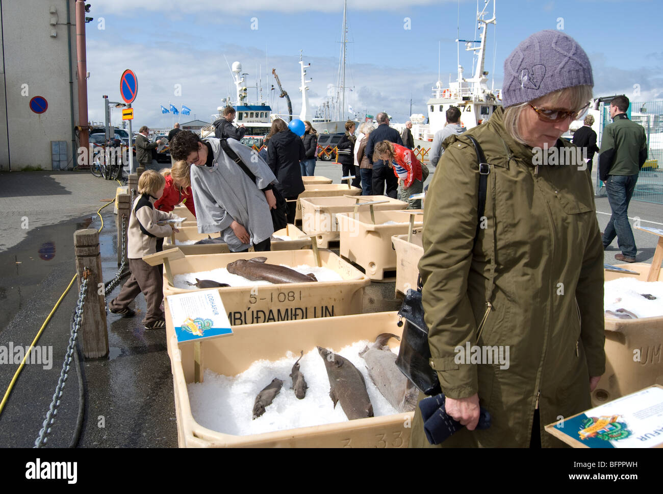 Seamans islandaise, Jour de fête nationale, l'Islande Banque D'Images