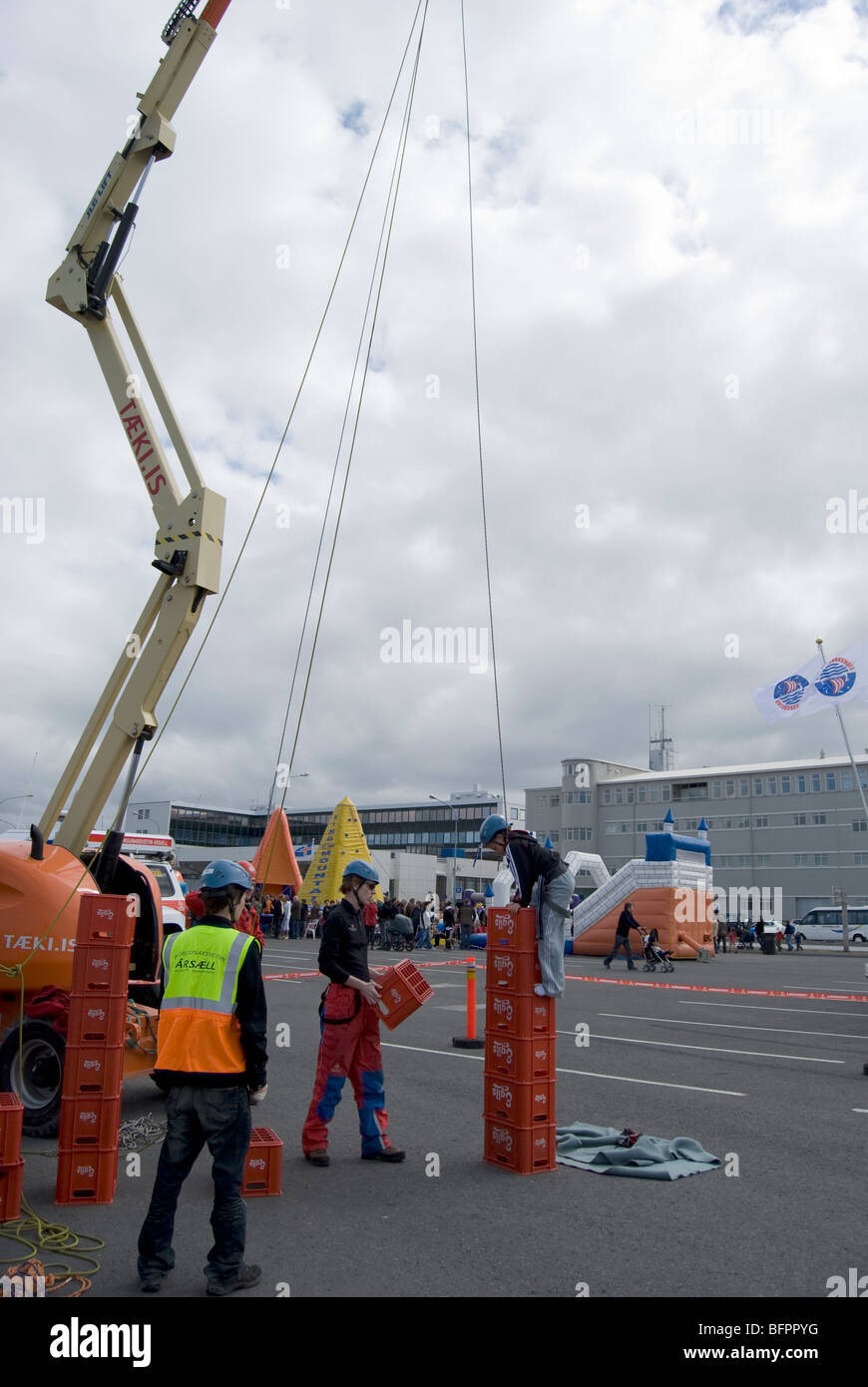 Seamans islandaise, Jour de fête nationale, l'Islande Banque D'Images