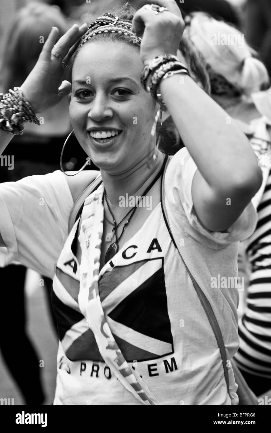 Danseurs de la Jamaican Twist flottent le carnaval de Notting Hill en 2009 Banque D'Images