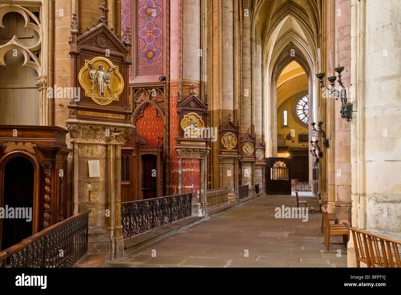 Cathédrale SAINT-ETIENNE, TOULOUSE Banque D'Images