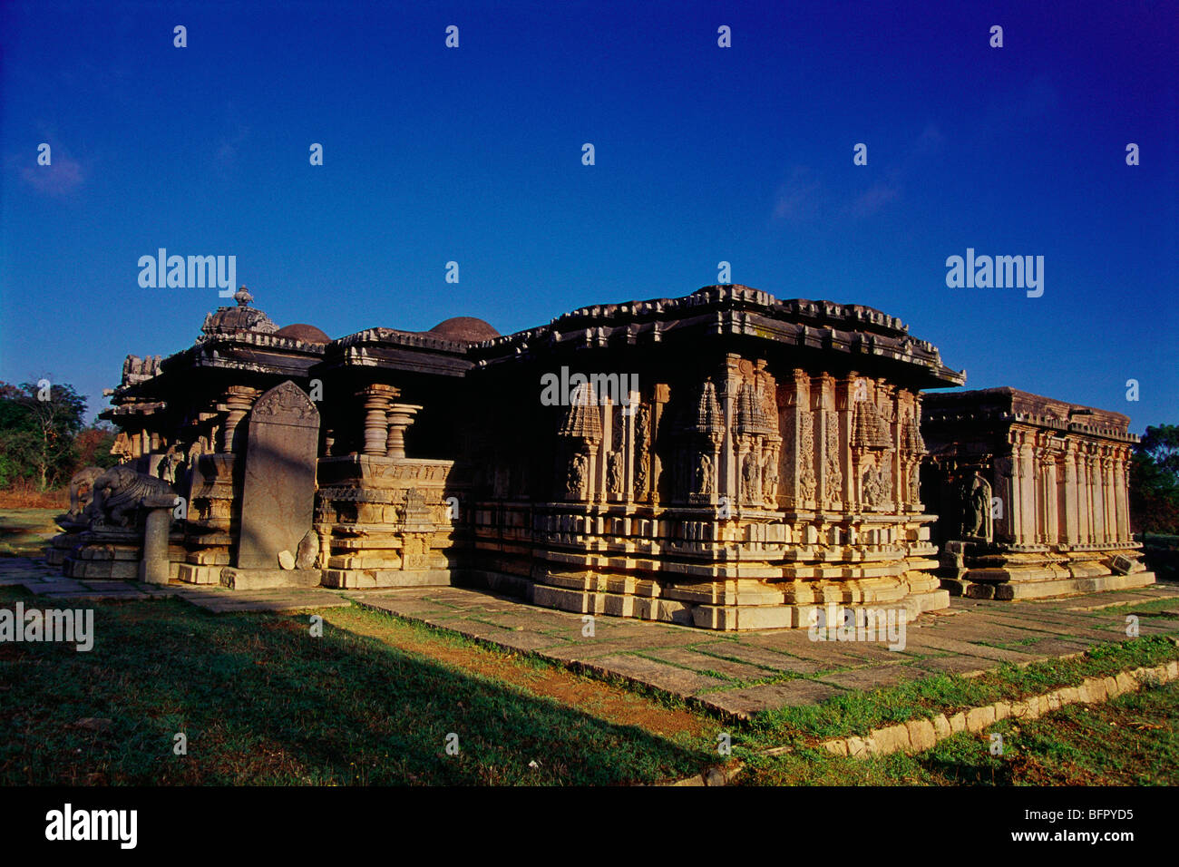 Halebidu temple Halebid Karnataka Inde Banque D'Images