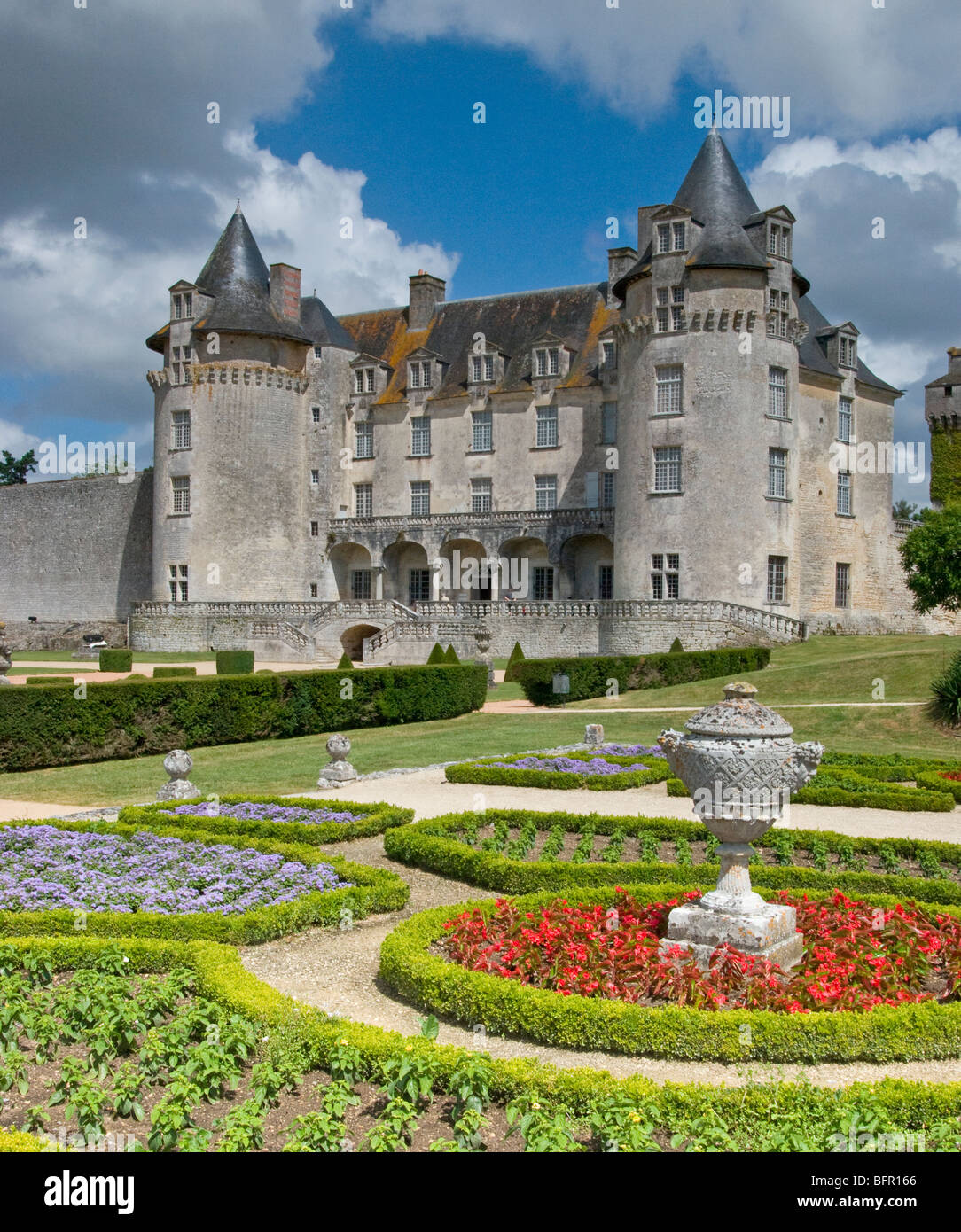 Chateau De La Roche Courbon Banque D'Images