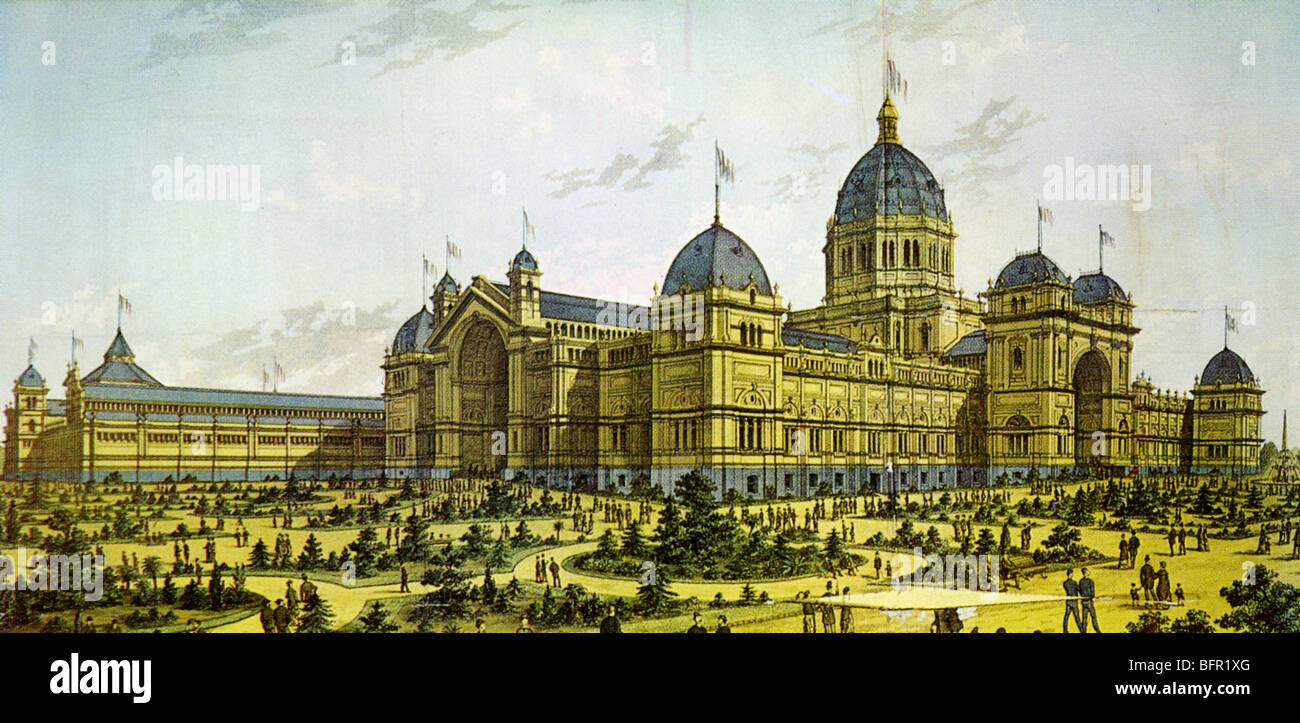Salon International de Melbourne 1880 Banque D'Images