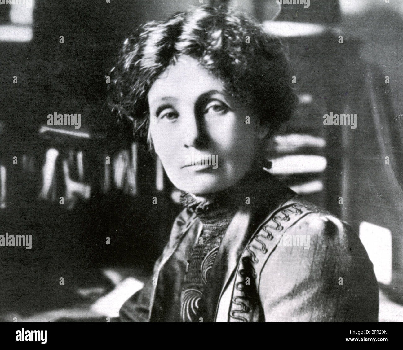 EMMELINE PANKHURST - leading English suffragette et réformateur social (1857-1928) Banque D'Images