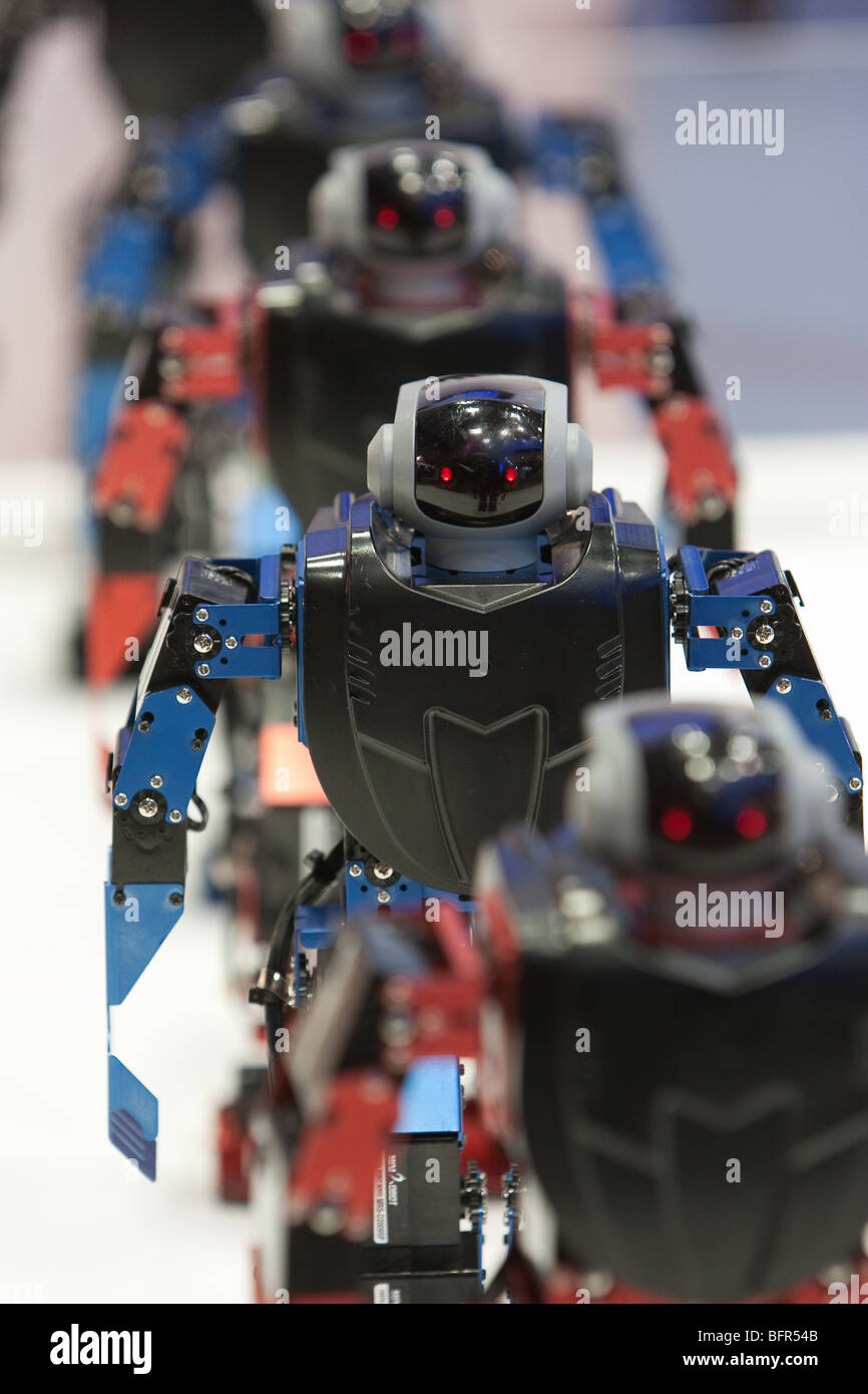 Exposition internationale 2009 du robot, à Tokyo, Japon, le mercredi 25 novembre 2009. Banque D'Images