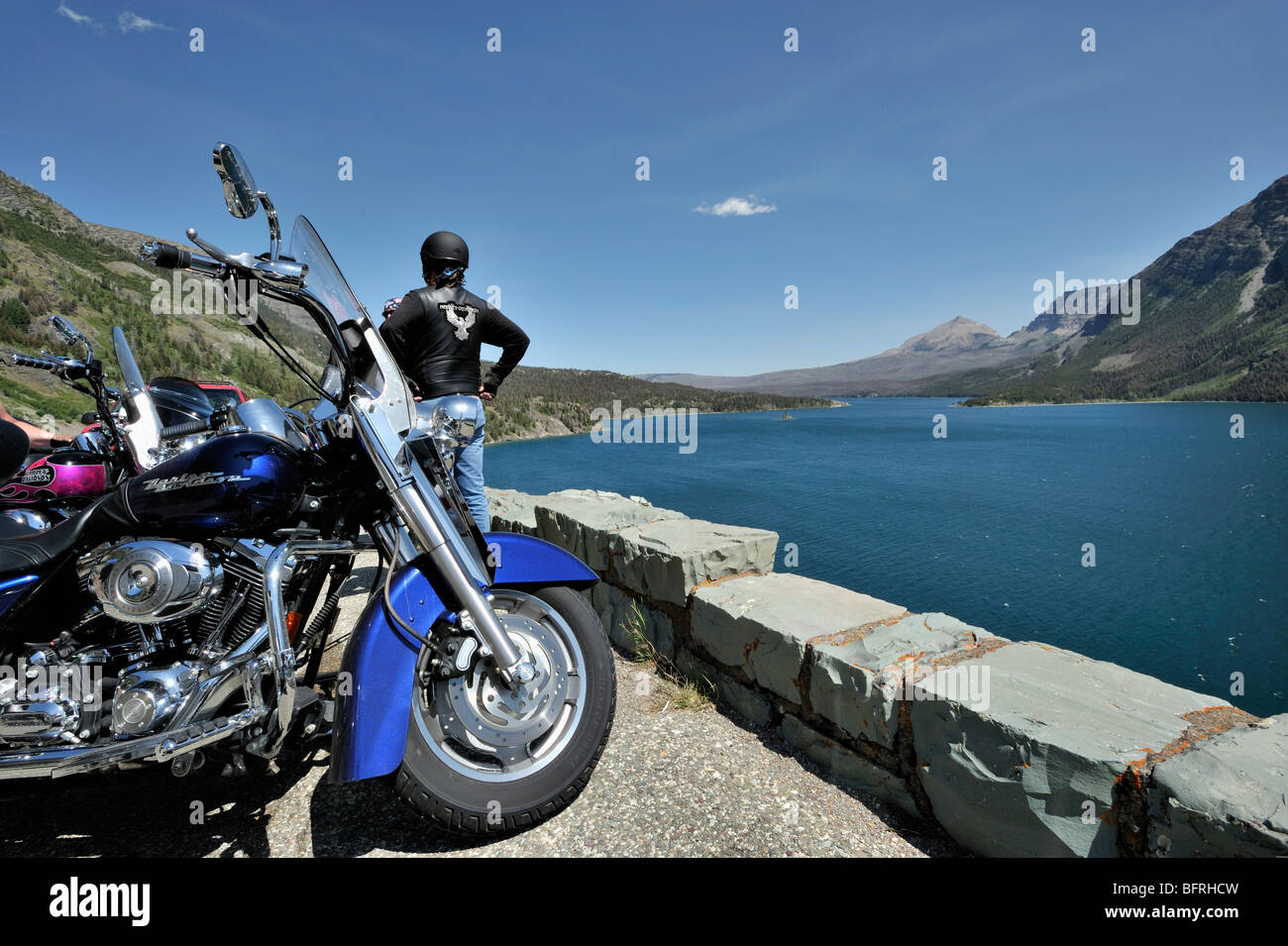 Harley davidson bikers Banque de photographies et d'images à haute  résolution - Page 7 - Alamy