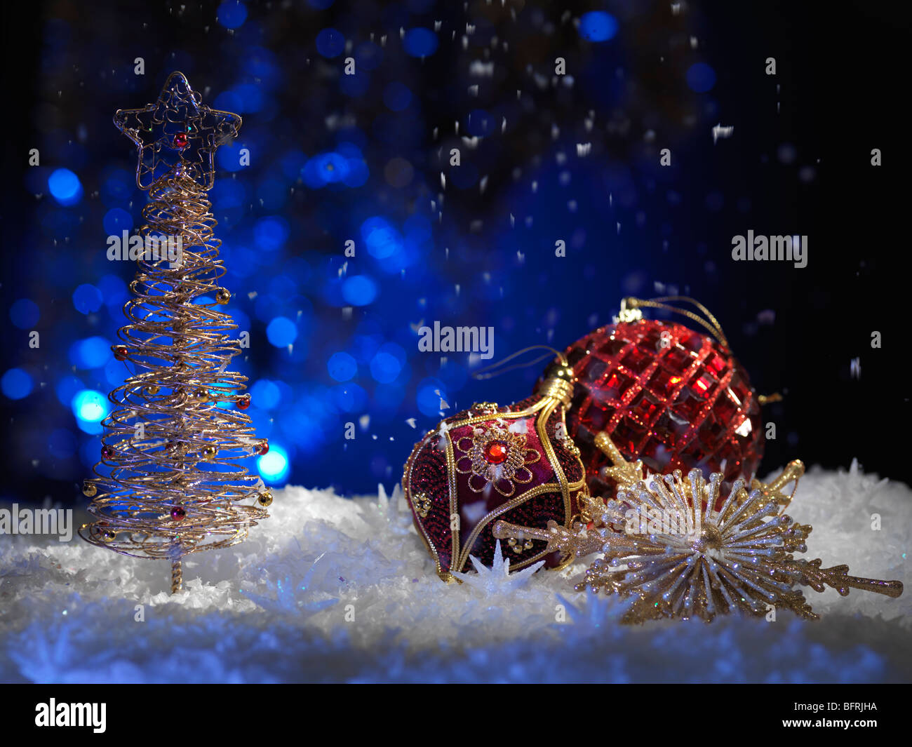 Décoration de Noël toujours en arrière-plan de la vie artistique Banque D'Images