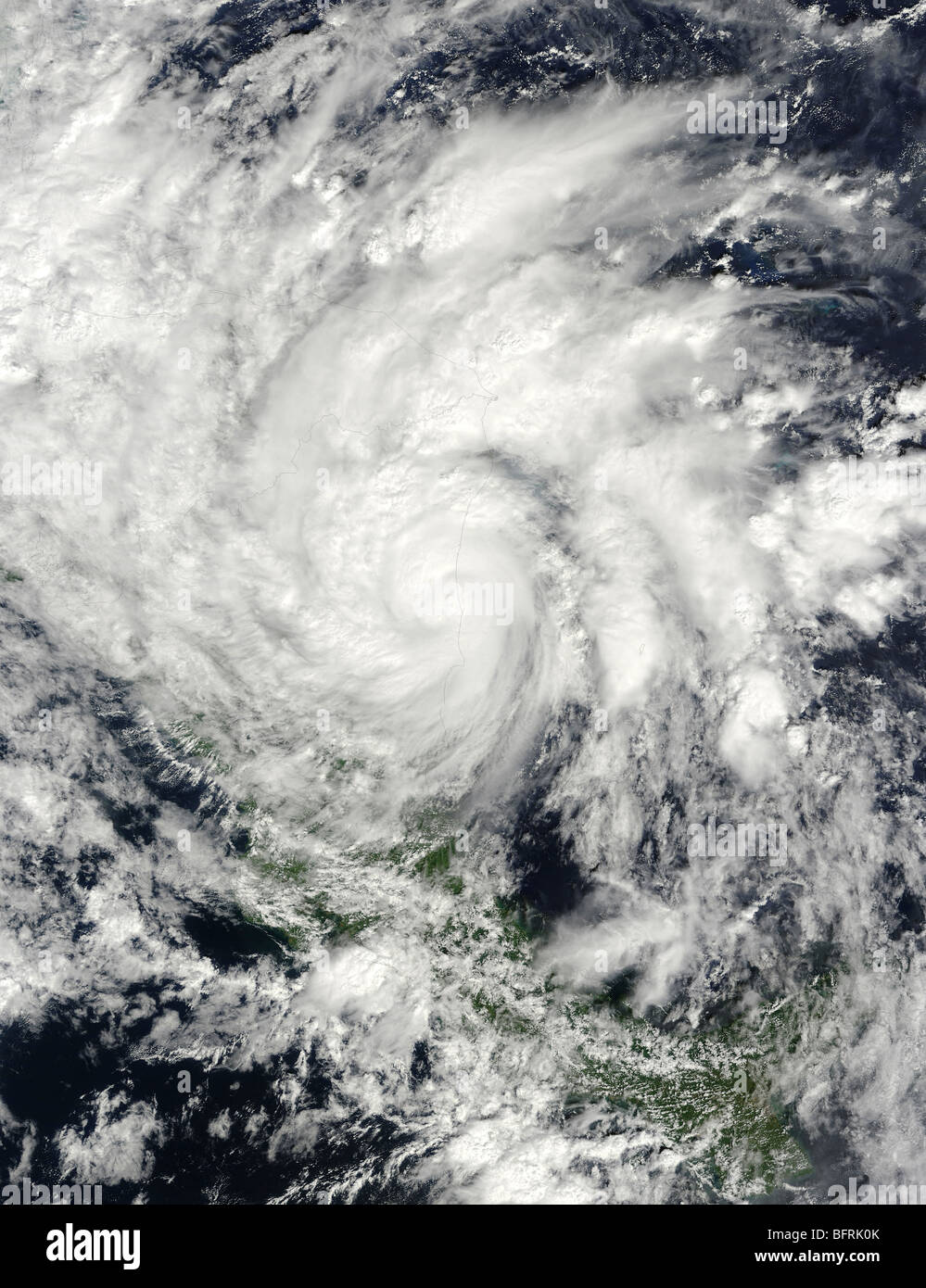 5 novembre 2009 - L'ouragan Ida au Nicaragua. Banque D'Images