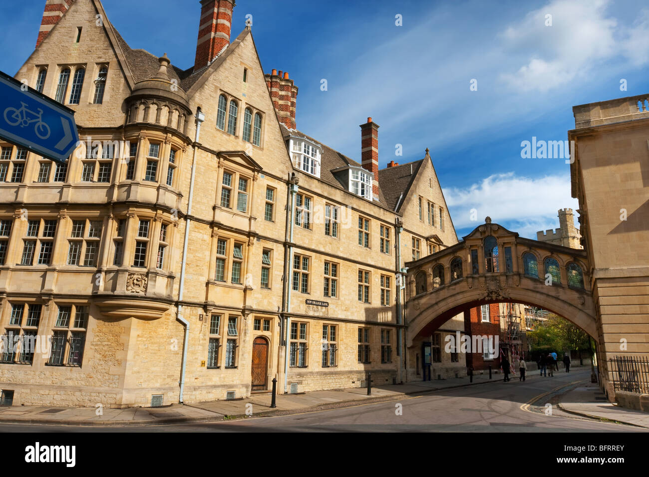 Pont des Soupirs. Oxford, Angleterre Banque D'Images