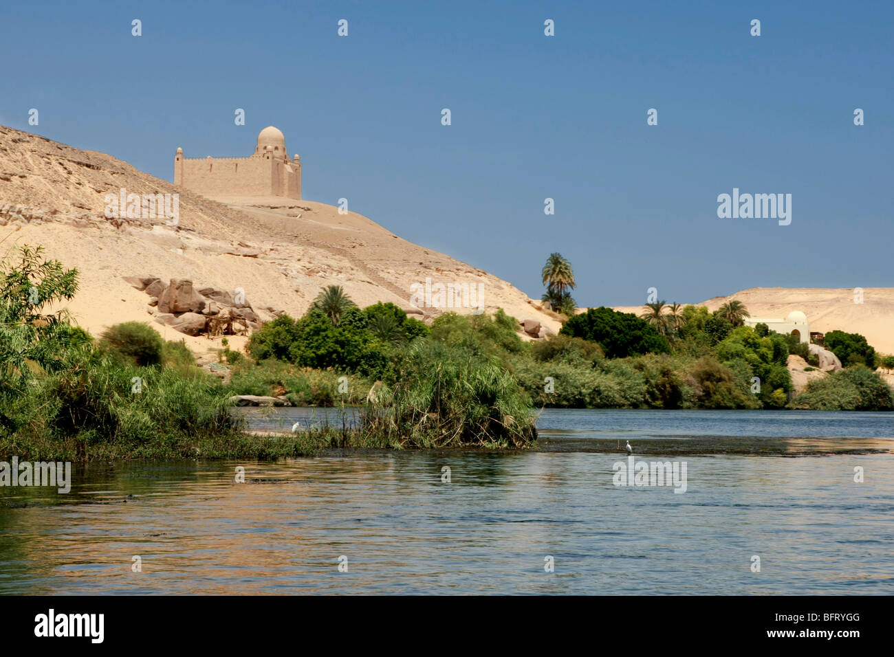 Le mausolée de l'Aga Khan, près d'Assouan, Egypte. Banque D'Images