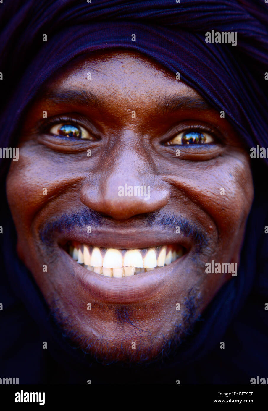 Portrait d'un homme Touareg Banque D'Images